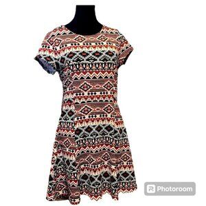 Aztec Western Navajo Southwestern Dress Cowgirl Rodeo Stampede Country Sz 10